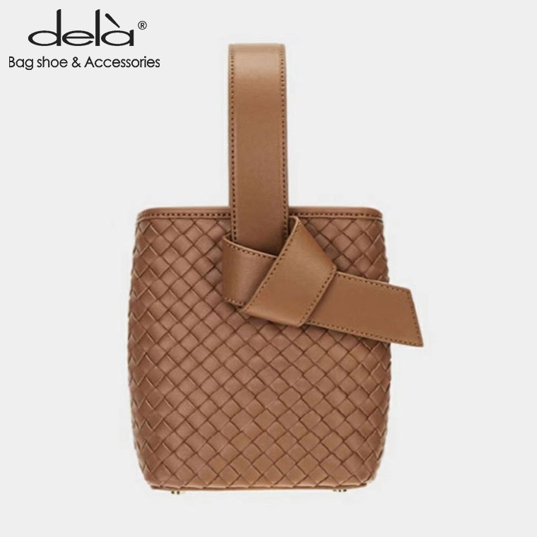 Dela Túi Đeo Vai Xách Tay Cỡ Nhỏ Thiết Kế Thắt Dây Thời Trang Mới Cho Nữ