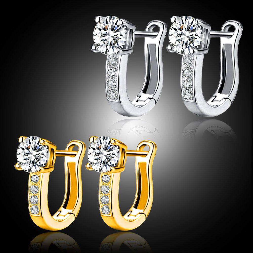 Bông Tai Mạ Bạc 925 Hoạ Tiết Hình Học