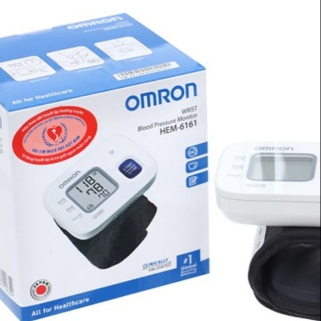 Máy đo huyết áp cổ tay omron 6161