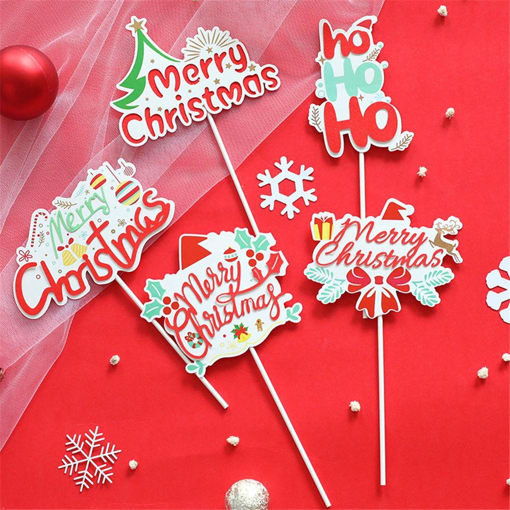 Phụ Kiện Trang Trí Bánh Kem Chữ Merry Christmas