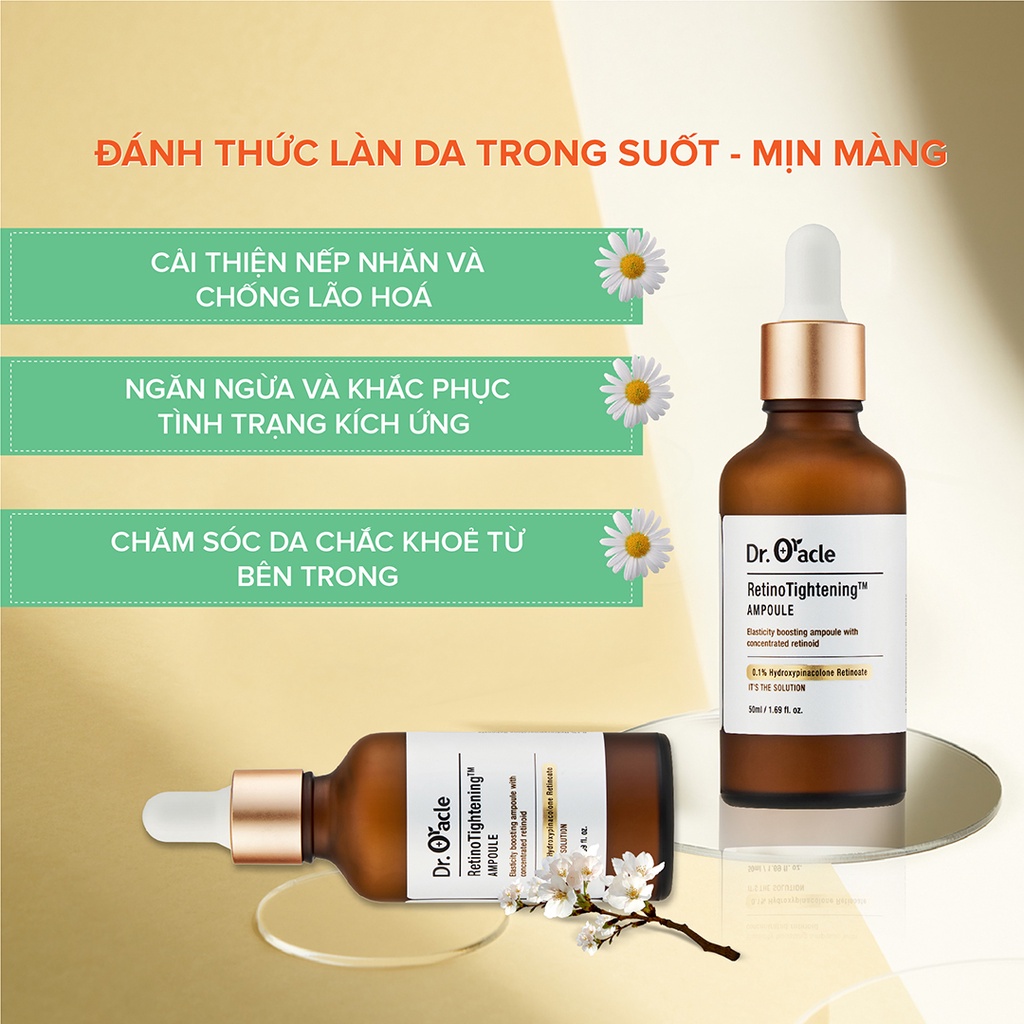 Tinh Chất Dưỡng Da DR.ORACLE Tightening Retino Ampoule 50ml - Cải Thiện Nếp Nhăn & Chống Lão Hoá