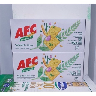 Bánh afc lúa mì và rau củ hộp 100gram