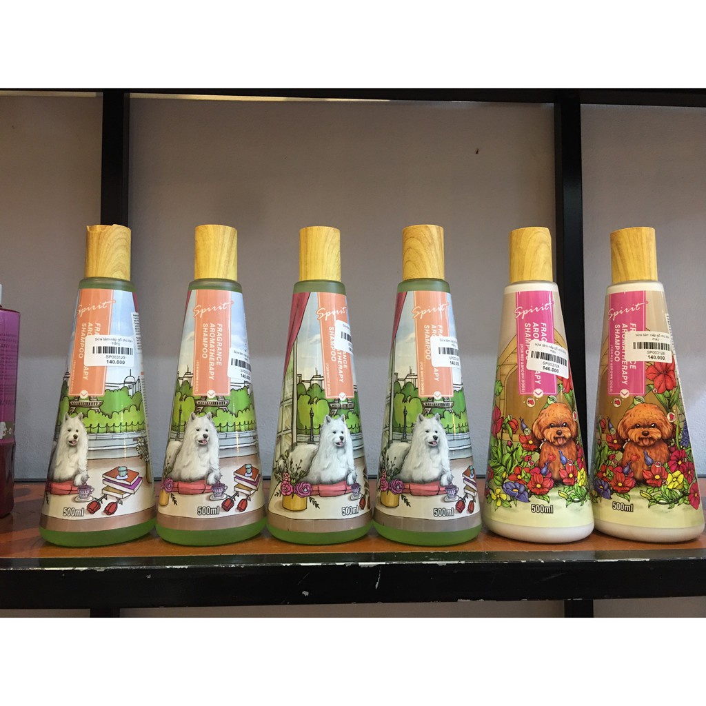 Sữa tắm thơm nước hoa SPIRIT nắp gỗ 500ml cho chó