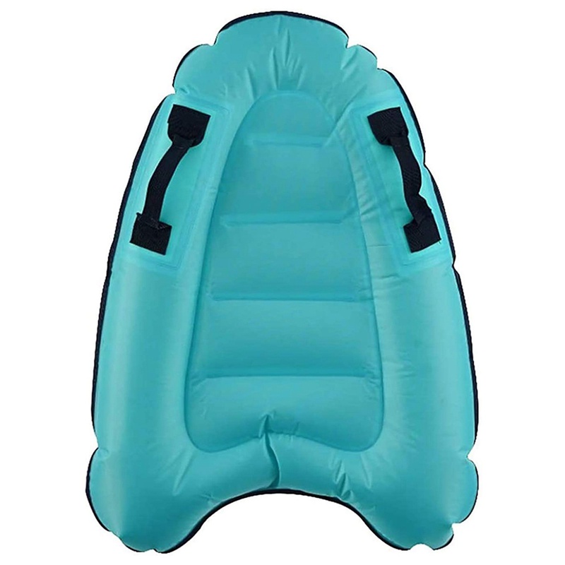 Portable Body Board Inflatable Pool Float Surfboard with Handles