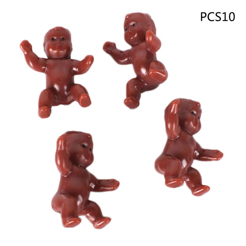 2 Tượng Em Bé Dễ Thương Trang Trí Bánh Kem