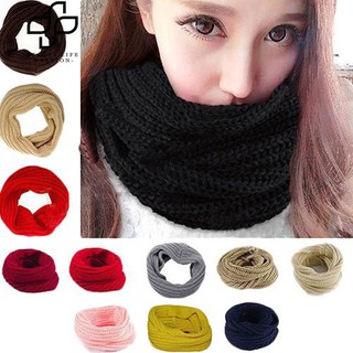 Khăn choàng cổ len quấn tròn