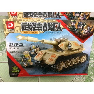 Mẫu Mô Hình Lego LDP Jz11115   Xe Tăng Pháp(277 mảnh)