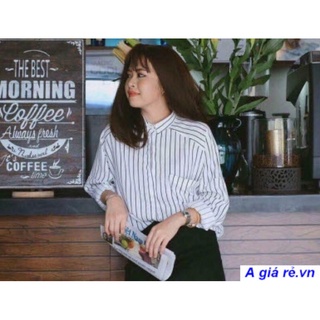 Áo sơ mi trắng kẻ