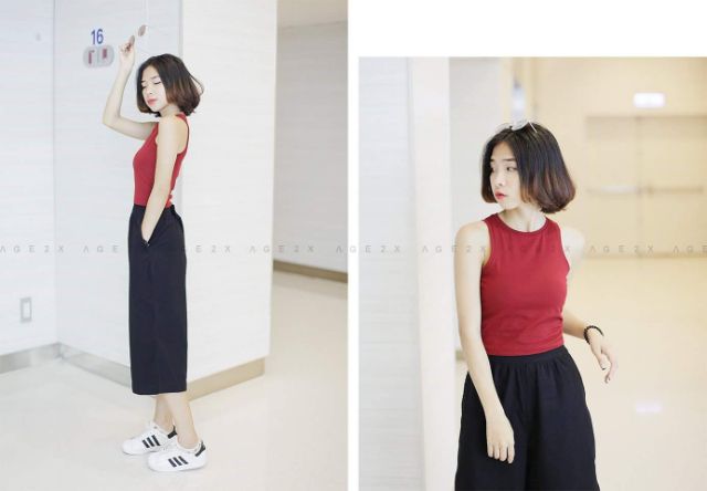 ÁO CROPTOP BODY 3 LỖ THỂ THAO #AGE2X