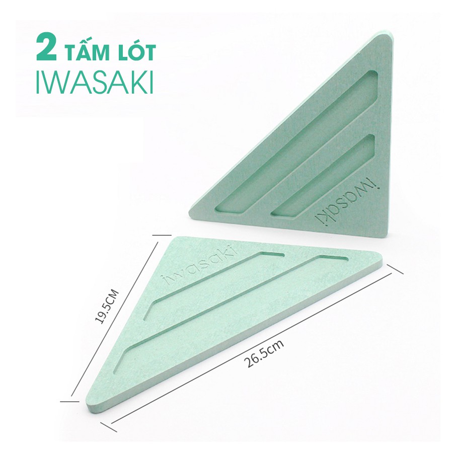 SET 2 TẤM LÓT SIÊU THẤM HÚT IWASAKI