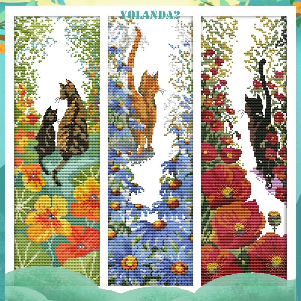 Bộ 14 Tranh Thêu Chữ Thập Họa Tiết Độc Đáo Trang Trí Tường