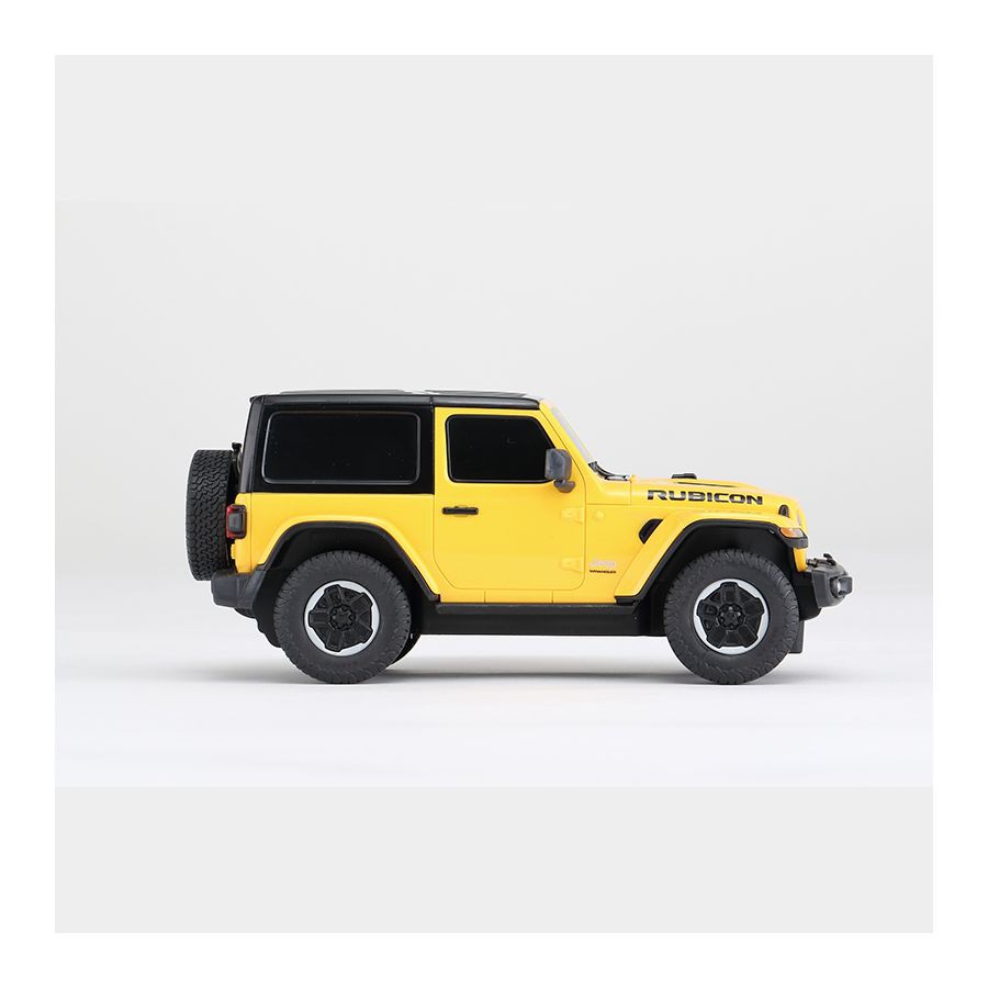 Đồ chơi xe hơi điều khiển từ xa Rastar - Xe điều khiển 1:24 Jeep Wrangler JL_màu Vàng  - Mã:R79500/YEL