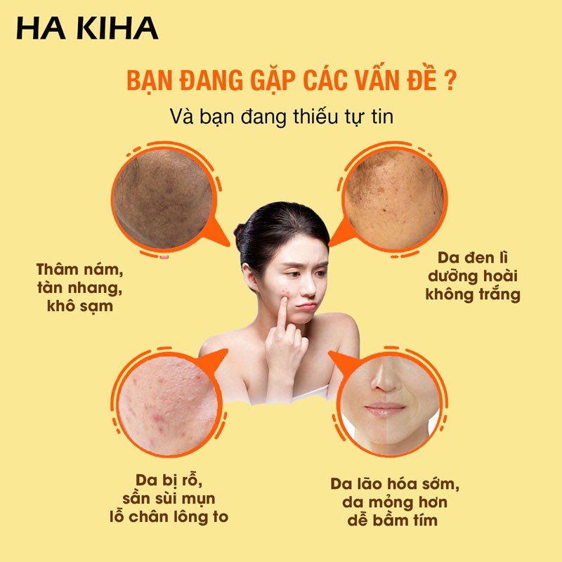Kem Face Pháp A Cosmetics dưỡng trắng da mặt cấp ẩm tăng sinh collagen x3 hỗ trợ trị mụn phục hồi tái tạo da HAKIHA | BigBuy360 - bigbuy360.vn
