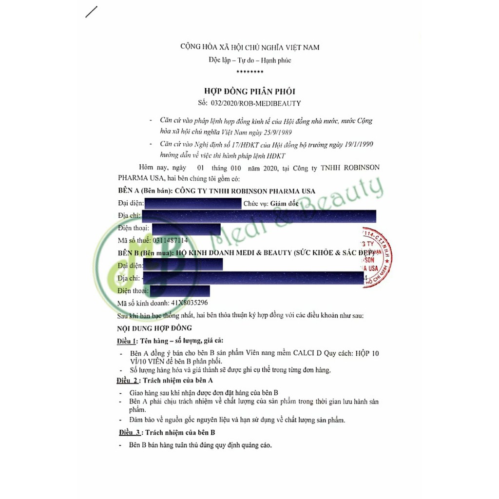 Viên uống bổ sung canxi, vitamin d3, ngừa loãng xương CALCI D hộp 100 viên