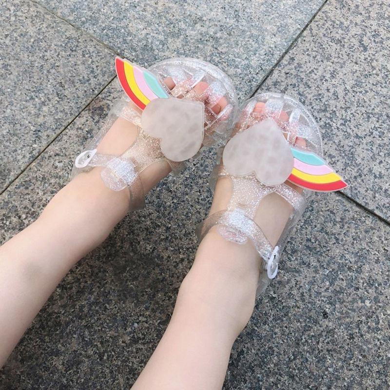 Đôi Giày Búp Bê Bằng Nhựa Họa Tiết Hoạt Hình Độc Đáo Phong Cách Hàn Quốc Sành Điệu Cho Bé Gái