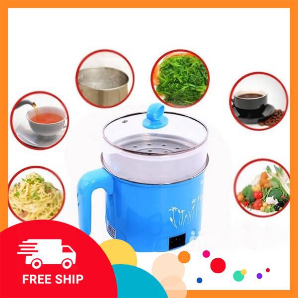 NỒI ĐIỆN ĐA NĂNG SIÊU TỐC KÈM CHỨC NĂNG HẤP ĐỒ 2 TẦNG 18CM (1.8L).