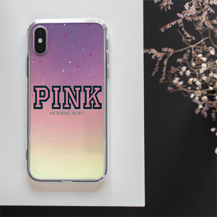 Ốp Dẻo Pink Victoria's Secret Thùy Mị cho iphone 6/7/8/Plus/X/Xs/XsMax/Xr/11/Pro/12Mini/12 PROMAX VICPOD00078