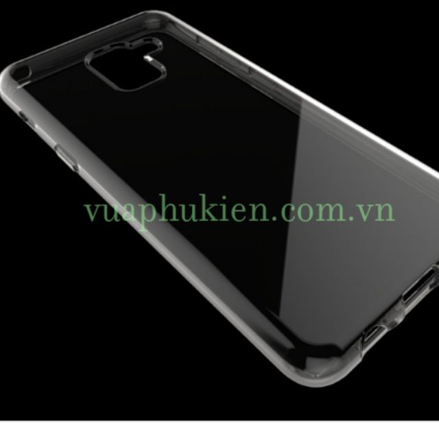Ốp dẻo Silicon Galaxy A8 2018 trong suốt - Hàng tốt