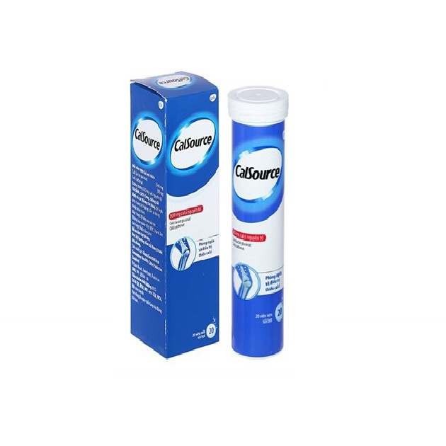 Viên sủi   hòa tan bổ xung cancium 500mg  can xi cho răng chắc khỏe Lọ 20 viên