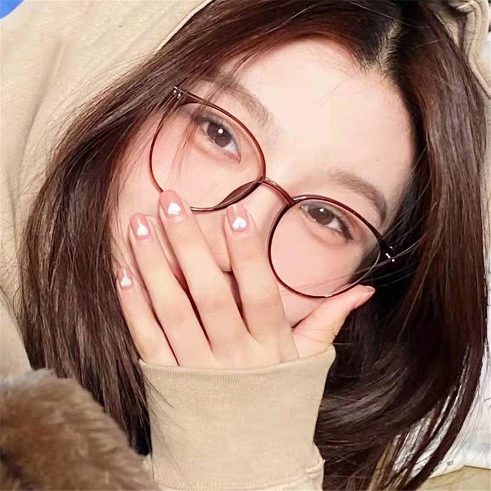 Mắt Kính Chống Tia UV Bằng Kim Loại Chăm Sóc Tầm Nhìn Màu Xanh Dương Thời