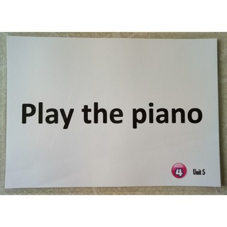 Flashcard Lớp 4 của Bộ GD in 2 mặt