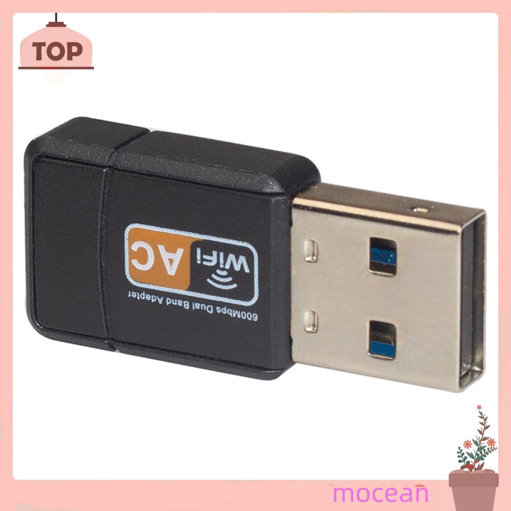 Usb Thu Sóng Wifi Mocean 600mbps 2.4 / 5ghz Thẻ