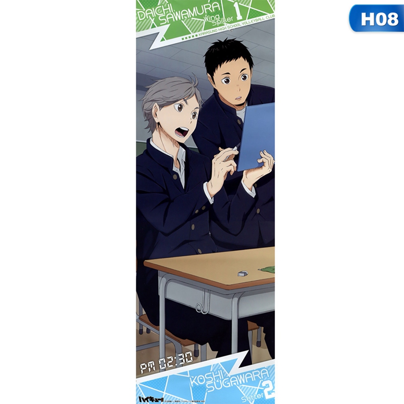 Tmdbyx Tranh Cuộn Treo Tường Trang Trí Hình Haikyuu Haikyuu Độc Đáo