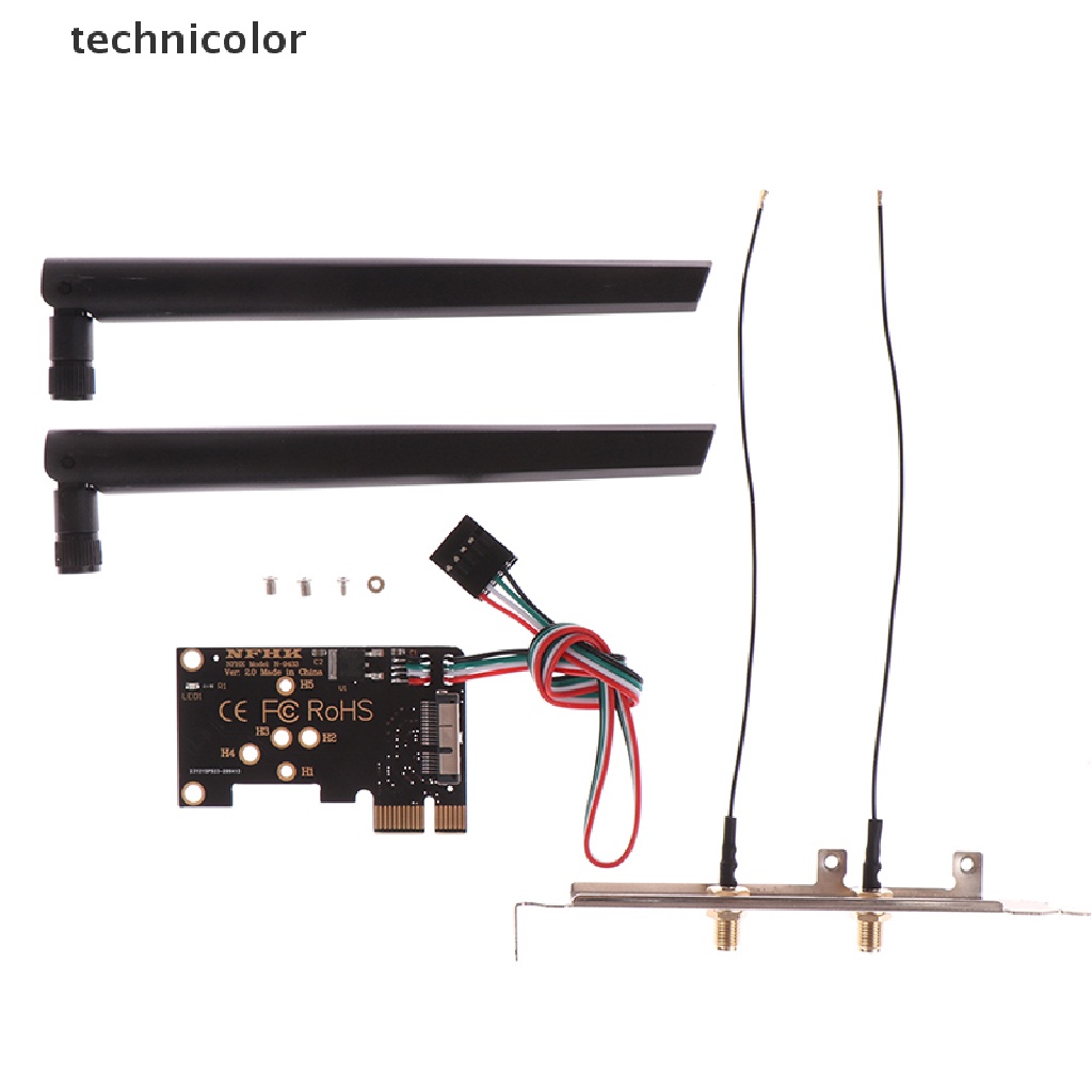 Mô Đun Chuyển Đổi Thẻ Mạng WiFi Không Dây PCIe x1 Sang BCM94360CS2