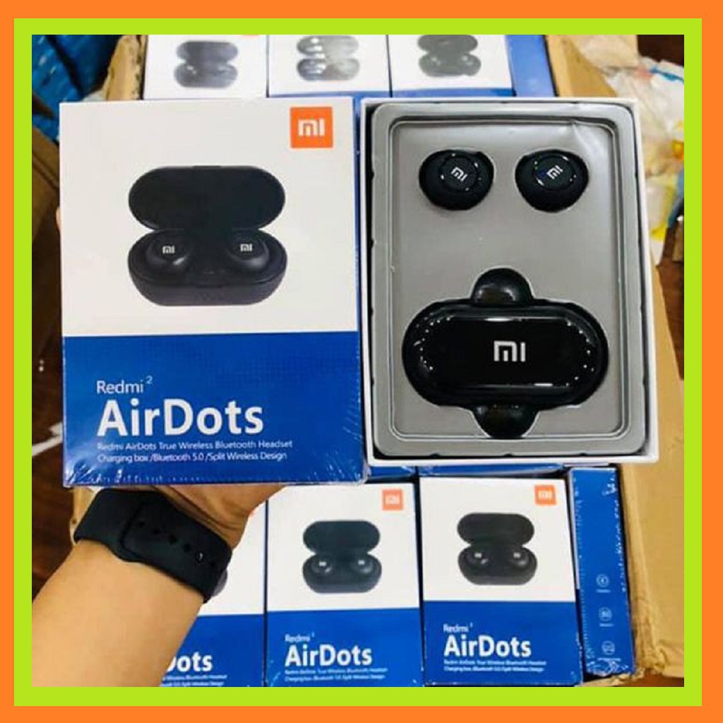 Tai nghe Bluetooth không dây TWS Xiaomi Airdots REDMI 2 - Bluetooth 5.0 - Chống nước IPX4 | WebRaoVat - webraovat.net.vn