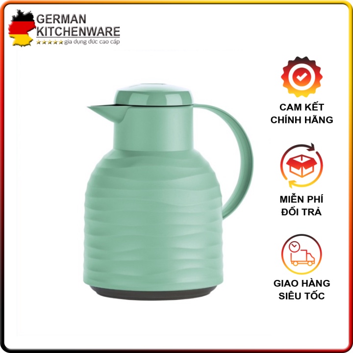 🇩🇪 Bình giữ nhiệt, ấm giữ nhiệt, bình đựng nước EMSA SAMBA WAVE 1L  Made in Germany 🇩🇪