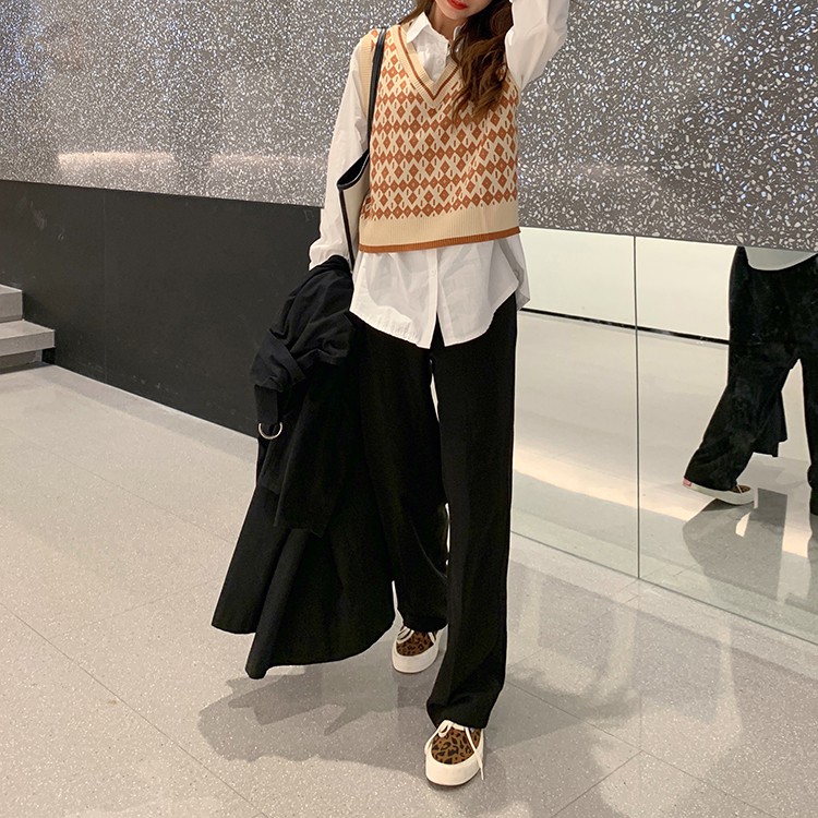 [SẴN] Áo gile len nữ Ulzzang Quảng Châu AGL10 | BigBuy360 - bigbuy360.vn