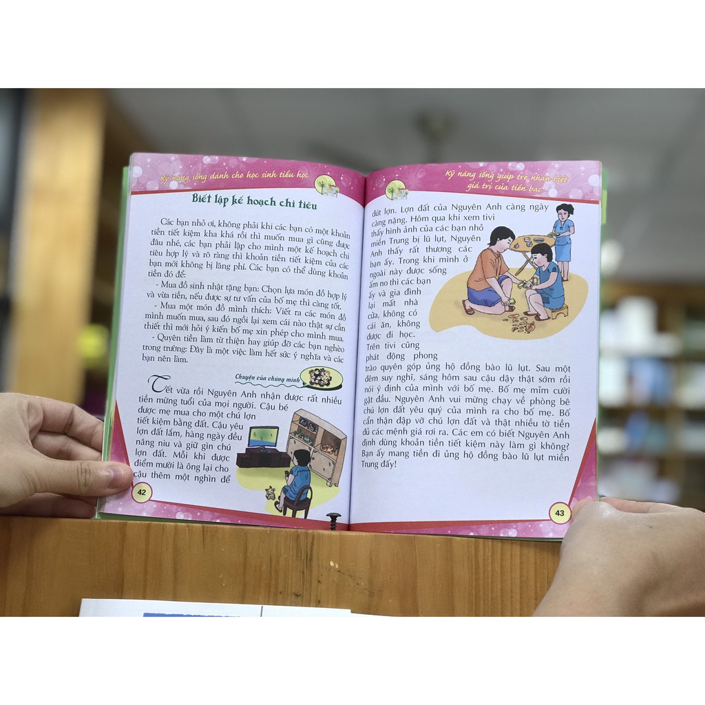 Sách Kỹ năng sống 50 điều cần thiết cho học sinh tiểu học (4 tập)