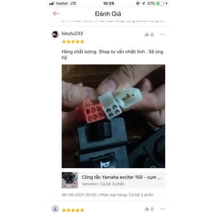 Công tắc EXCITER 150 , xinhan yamaha ex 150 , núm công tắc đèn