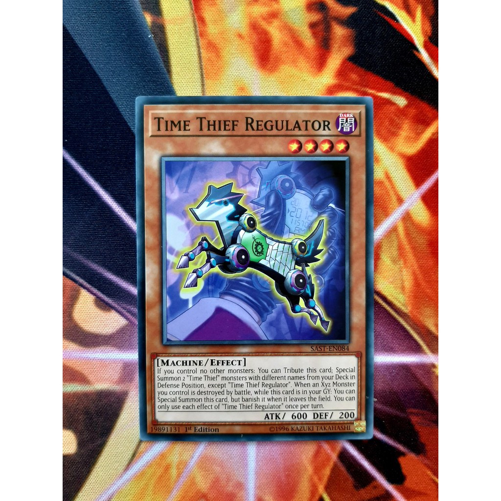 [ ĐẬU PHỘNG ] THẺ BÀI YUGIOH MINT 90 - TCG -Time Thief Regulator - SAST-EN084 - Common 1st