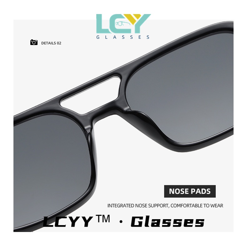 Kính Mát Gọng Vuông Phong Cách Hàn Quốc Thời Trang Mới / 334