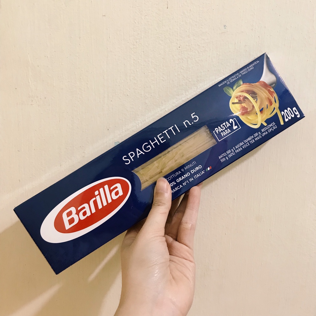 Mì Barilla sợi hình ống Spaghetti 200g