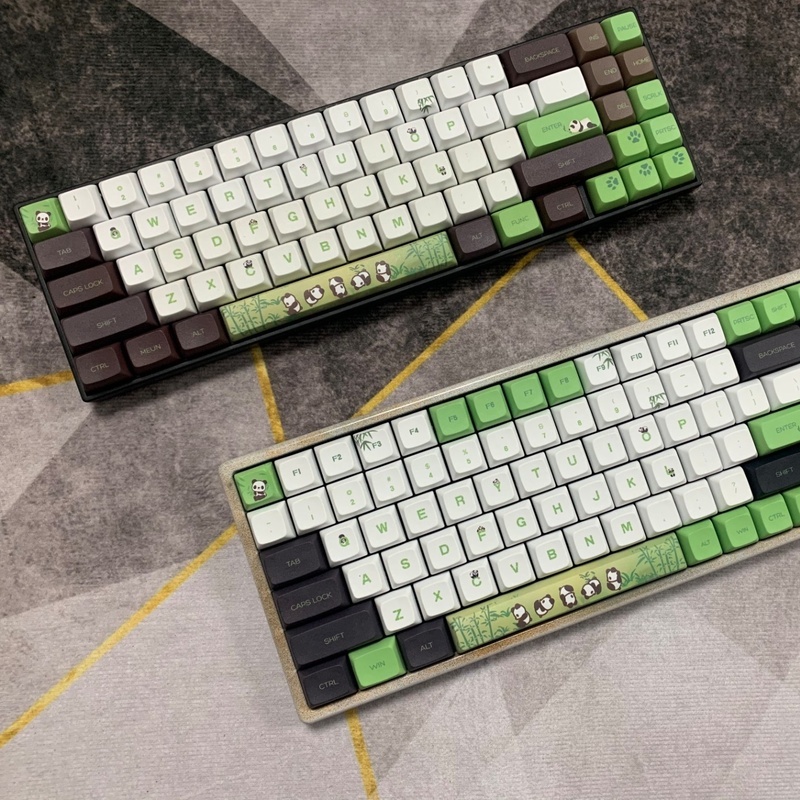 Panda keycap xda Profile DIY keycap pbt Dye thăng hoa bàn phím cơ học keycap 120 phím