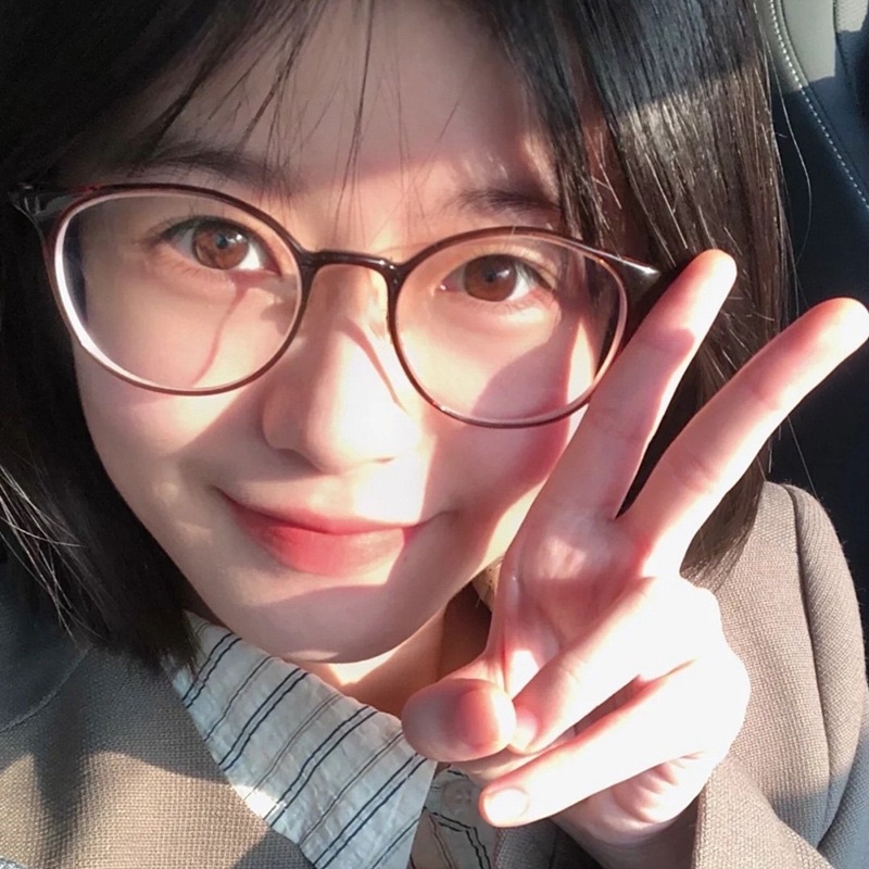 Kính mắt không độ form tròn nhựa dẻo Hàn Quốc