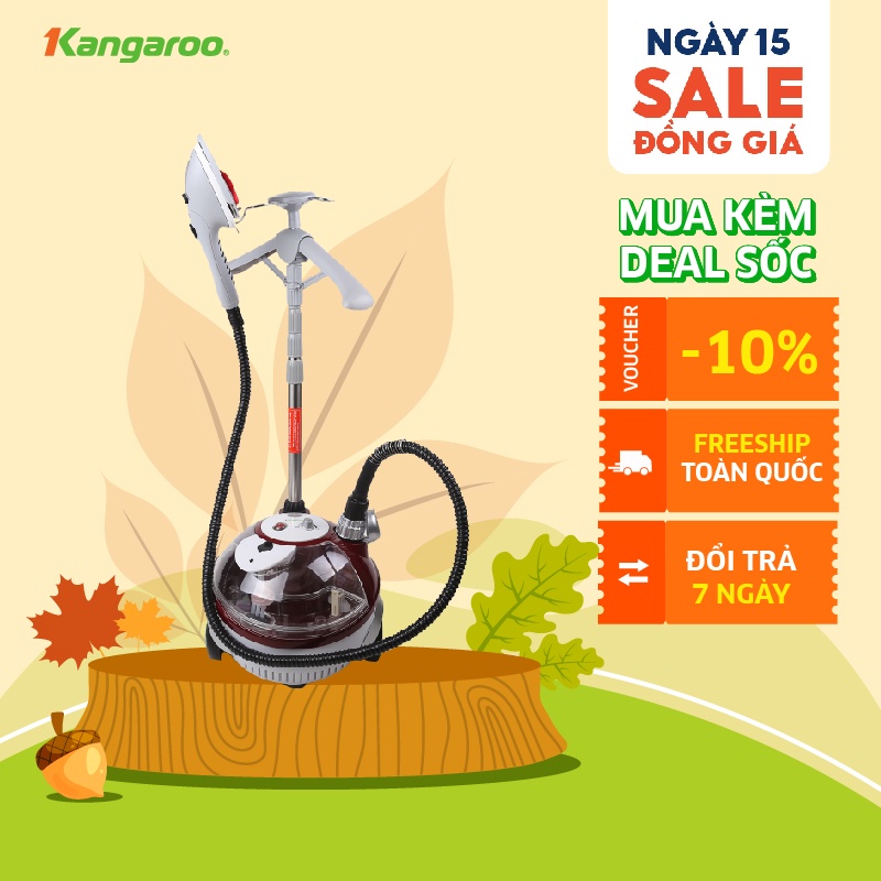 Bàn là hơi nước đứng Kangaroo KG758