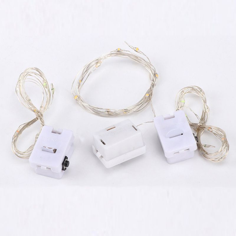 Đèn nháy 2m chạy bằng pin - Đèn trang trí giáng sinh, trang trí bó hoa, trang trí hộp quà