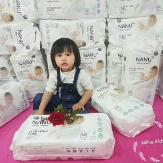 Bỉm quần nanu baby 50 miếng size m/l/xl/xxl