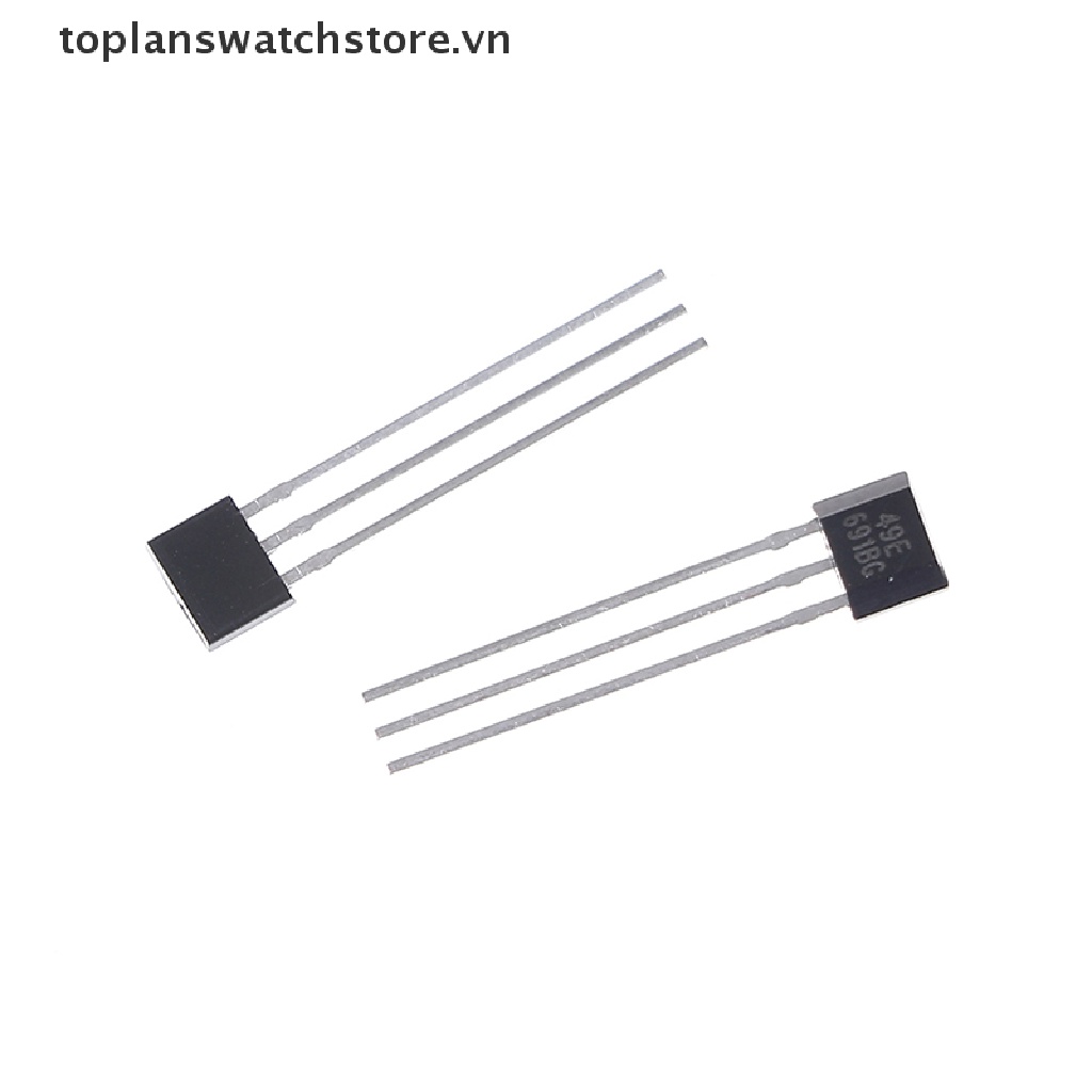 toplanswatchstore   10pcs Hall element 49E OH49E SS49E linear Sensor Hall sensor   VN