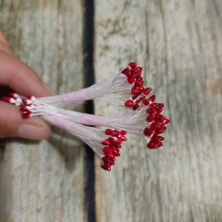 Nhị đầu nhựa làm hoa voan