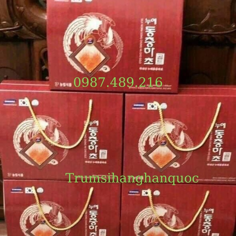 [HÀNG MỚI VỀ ]Nước Đông trùng Hạ thảo quai xách Hàn Quốc, Hộp 30 gói