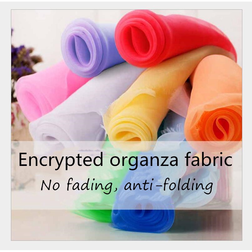 Vải Organza 1m Trang Trí Váy Cưới
