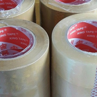 Cây băng keo 6 Cuộn băng keo trong King Tape hàng xịn 100 Yd / 48mm – Dai, chống rách, siêu dính, đủ chuẩn