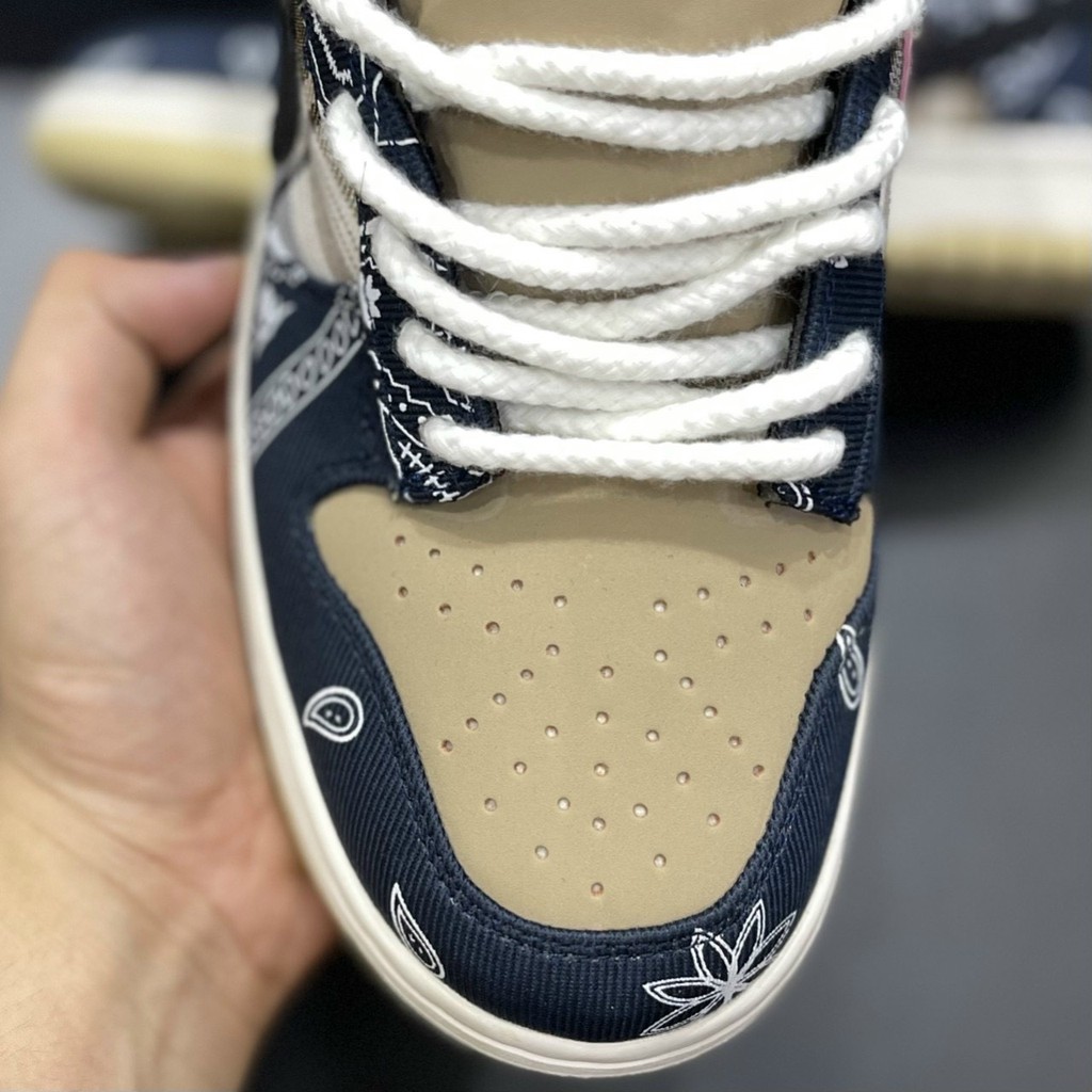 Giày Sneaker Sb Travis Scoot Giày Thể Thao Nam Nữ Thấp Cổ Full Phụ Kiện