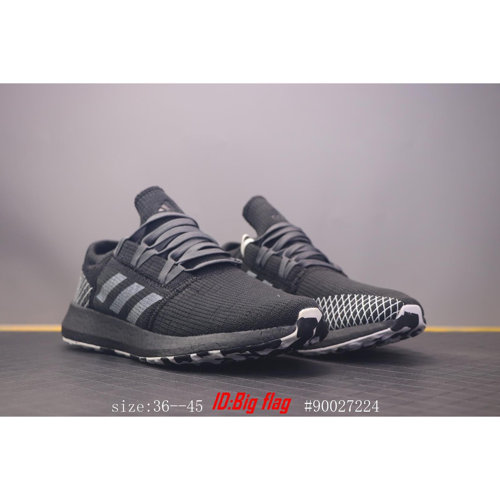 Giày Thể Thao Màu Đen Của Adidas Pure Boost Clima Phong Cách Thể Thao