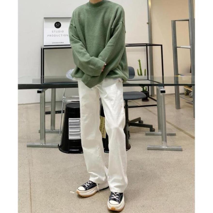 Quần Baggy Nam nhusuongrc Ống Rộng - phong cách - Quần Jean Nam Hàn Quốc QD18