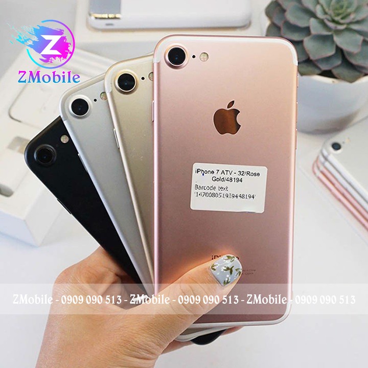 Điện thoại iphone 7 quốc tế ⚡FreeShip⚡ Hàng chính hãng, máy nguyên zin, iphone7 bộ nhớ 32GB/128GB [BH 12 tháng]